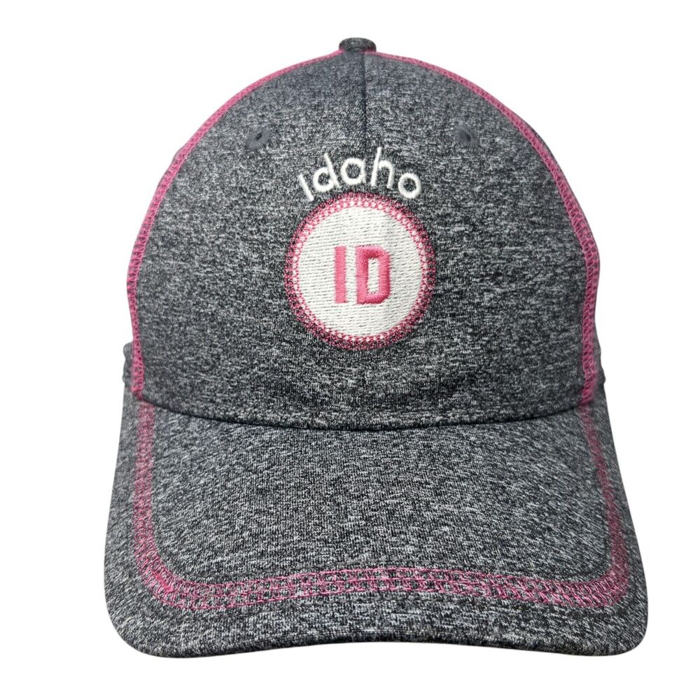 Idaho ID Strapback Hat Gray One Size Adjustable Embroidered 6 Panel Paramount